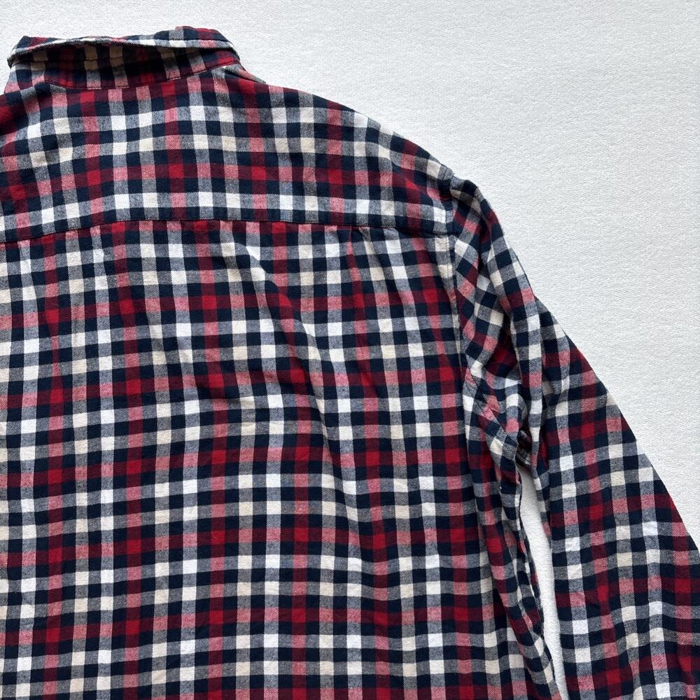 The Foundry Supply Co Men 3XL Long Sleeve Red Plaid Shirt Super Soft 100% Cotton - Picture 14 of 14
